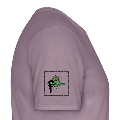 Unisex T-Shirt Ching Green Logo CHGR-T-01c - purple-grey 