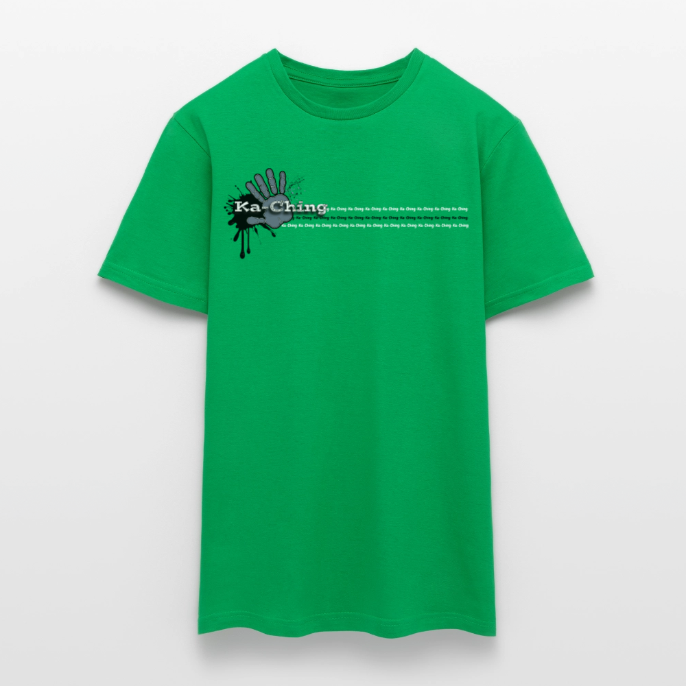 Unisex T-Shirt Ching Silver Logo CH-SLR-T-03c - kelly green