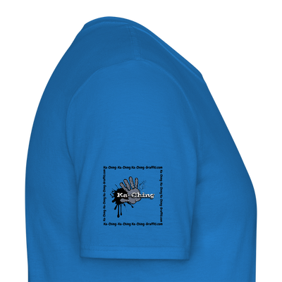 Unisex T-Shirt Ching Silver Logo CH-SLR-T-03c - royal blue