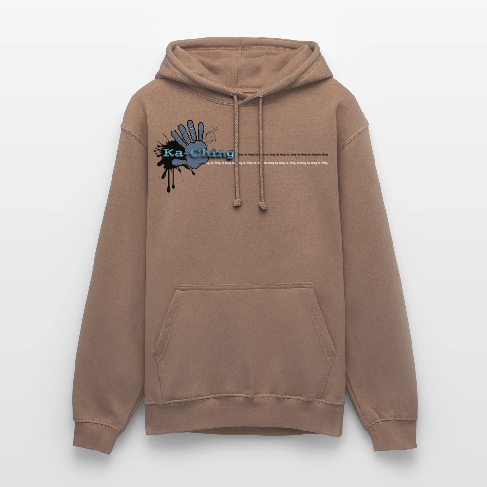 Unisex Hoodie Ching Blue logo - mocha