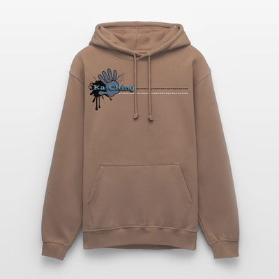 Unisex Hoodie Ching Blue logo - mocha
