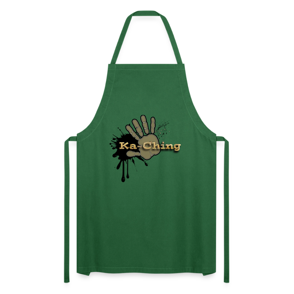 Cooking Apron gold - green