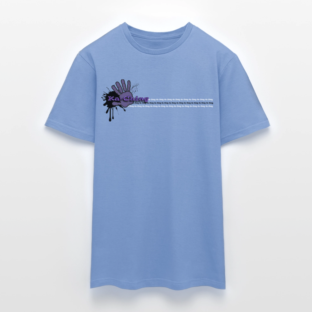Unisex T-Shirt Ching Purple Logo CHPU-T-06c - carolina blue