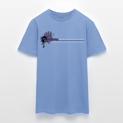 Unisex T-Shirt Ching Purple Logo CHPU-T-06c - carolina blue