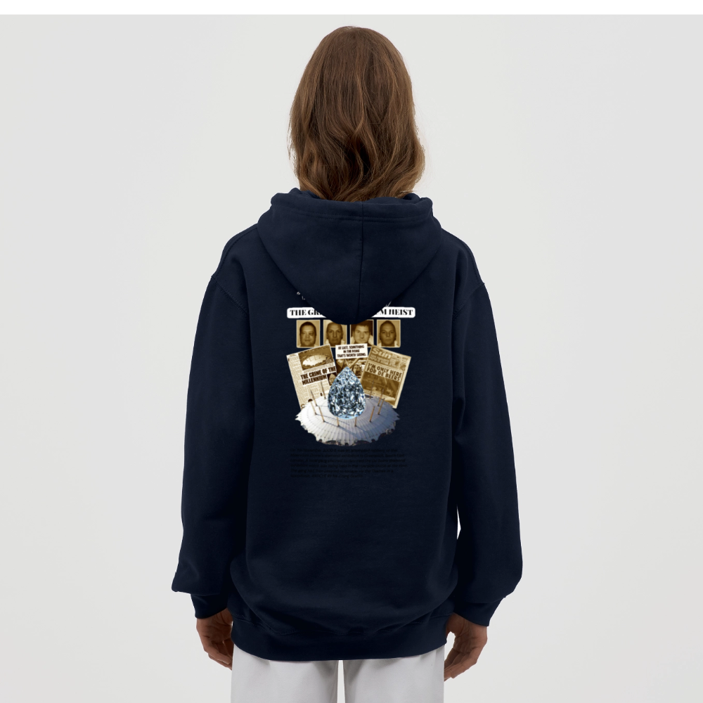 Diamond Range Unisex Hoodie limited editions design 2 - navy
