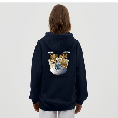 Diamond Range Unisex Hoodie limited editions design 2 - navy