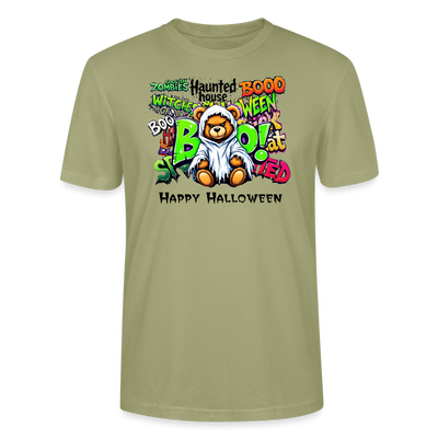 Teddie Ghost boo Tee - sage