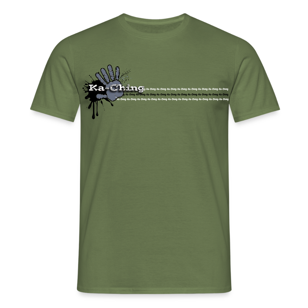 Unisex T-Shirt Ching Silver Logo CH-SLR-T-03c - military green