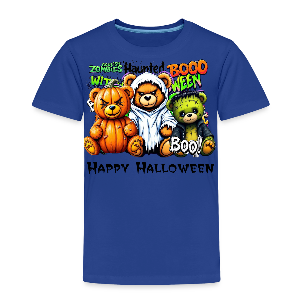 Teddies dress-up Tee - royal blue