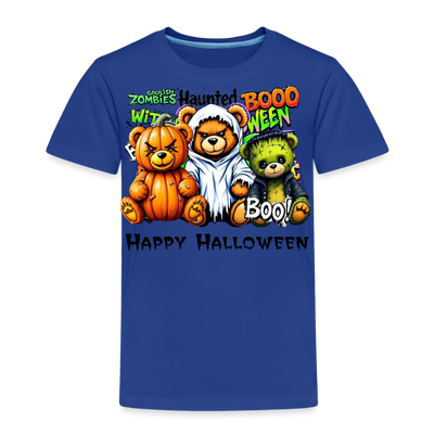 Teddies dress-up Tee - royal blue