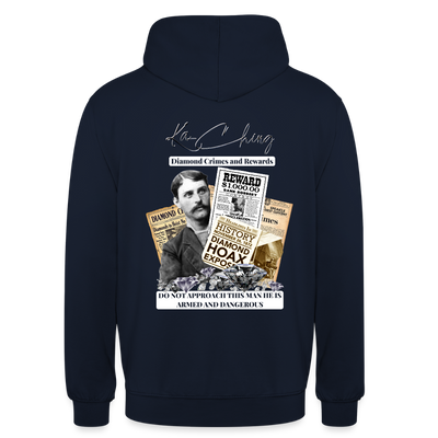 diamond range limited edition Hoodie  design 3 - navy