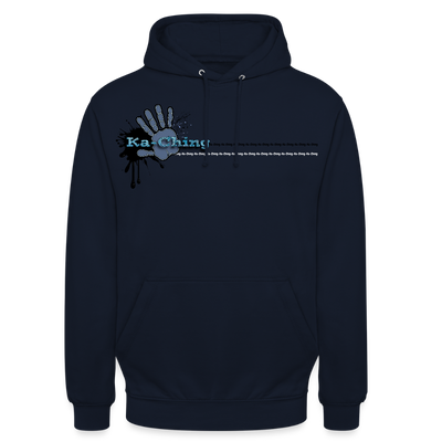 Unisex Hoodie Ching Blue logo - navy
