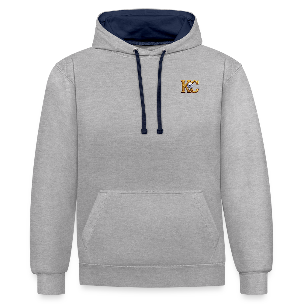 Diamond Range The Great Diamond Hoax 1872 Hoodie limited edition - heather grey/navy