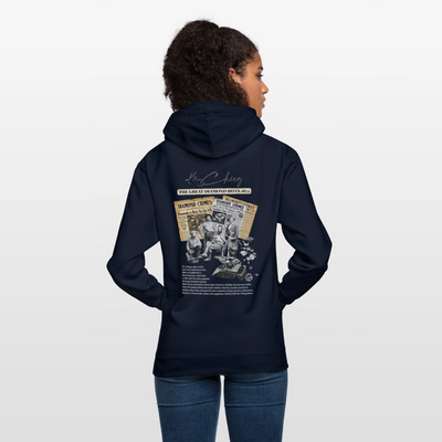 Diamond Range Unisex Hoodie limited editions design 2 - navy