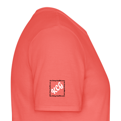 Unisex T-Shirt F1 Graffiti - coral