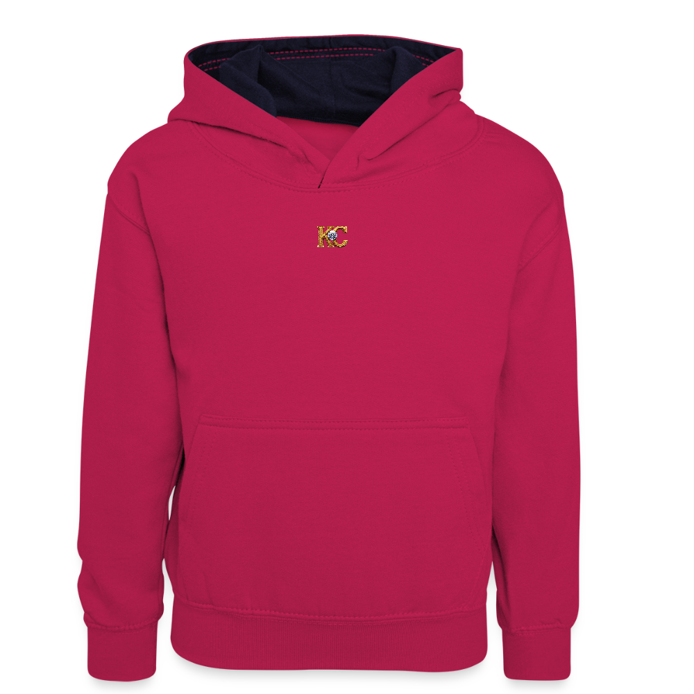 Diamond Range Diamond Hoax Hoodie limited edition - pink/navy