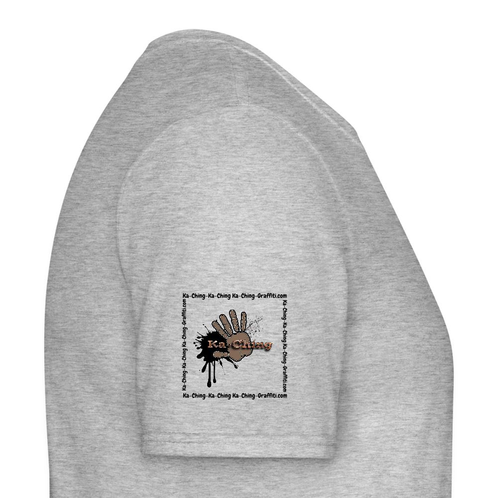 Unisex T-Shirt Ching Bronze Logo CHBZ-T-04w - heather grey