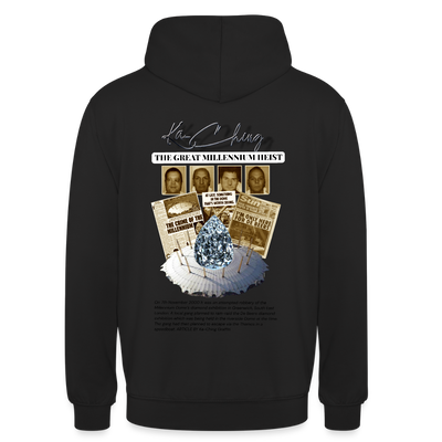 Diamond Range Unisex Hoodie limited editions design 2 - black