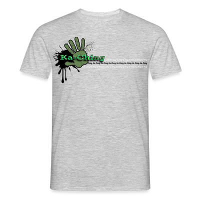 Unisex T-Shirt Ching Green Logo CHGR-T-01c - heather grey