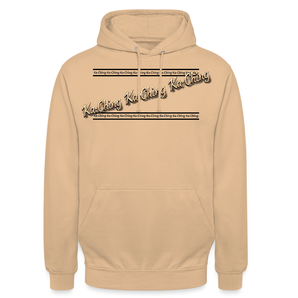 Ka-Ching Unisex Hoodie design 2 - peach