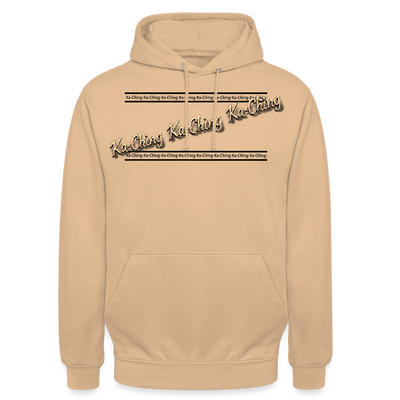 Ka-Ching Unisex Hoodie design 2 - peach