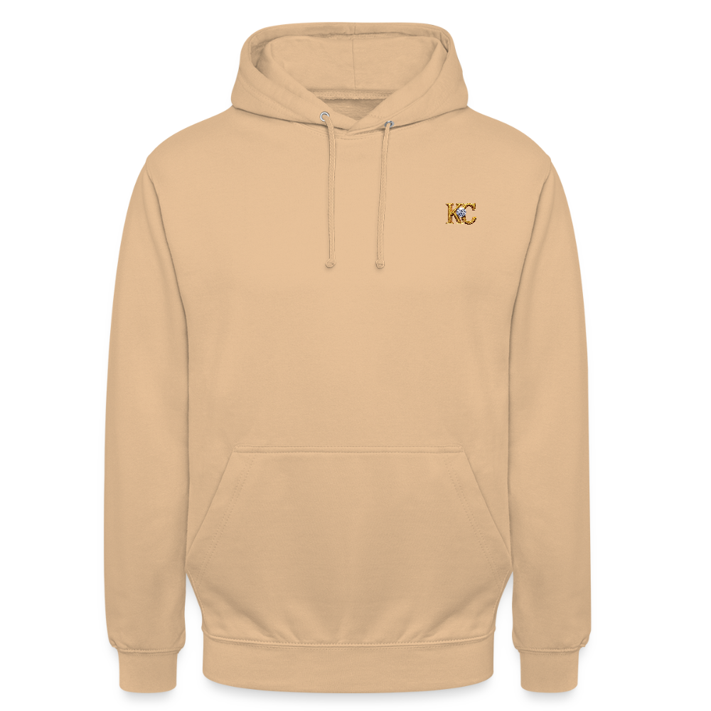 Minimal Range Unisex Hoodie limited Ka-Ching design2 - peach