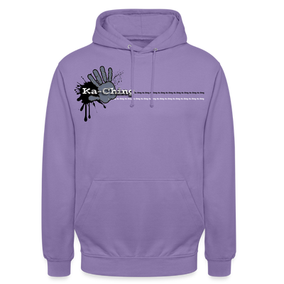 Unisex Hoodie Ching Silver logo - lavender