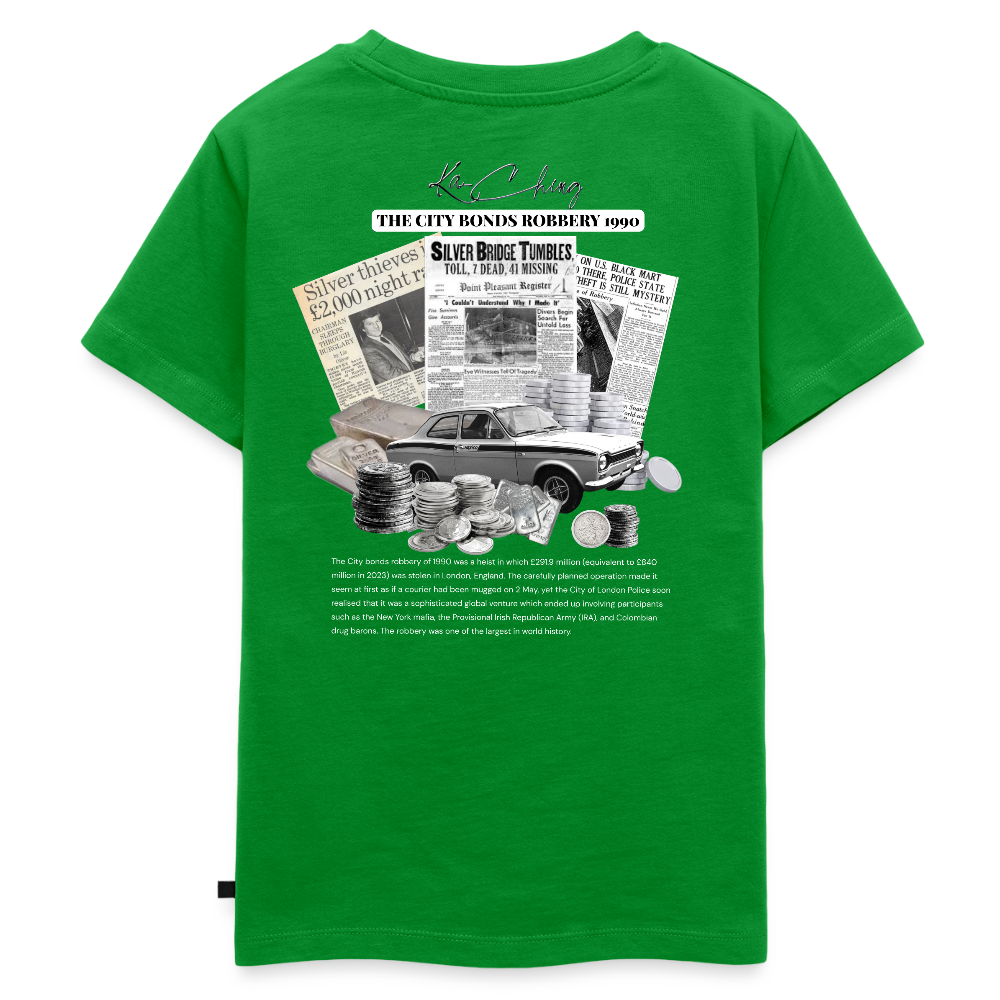 Silver Range City Bonds Robɓery 1990 Tee limited edition - green