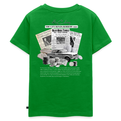 Silver Range City Bonds Robɓery 1990 Tee limited edition - green