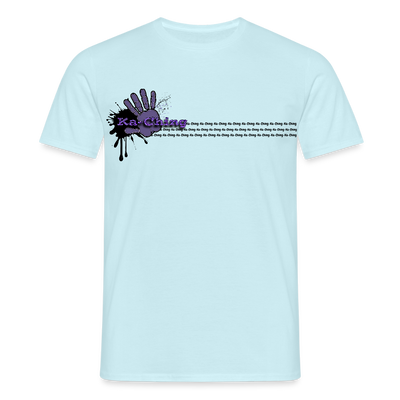 Unisex T-Shirt Ching Purple Logo CHPU-T-06w - sky