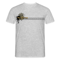 Ka-Ching T-Shirt Ching Gold Logo CHGD-T-02w - heather grey