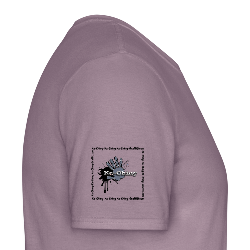 Unisex T-Shirt Ching Silver Logo CH-SLR-T-03c - purple-grey 