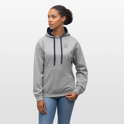 Golden silver Range The Merchant Royal Hoodie limited edition - heather grey/navy
