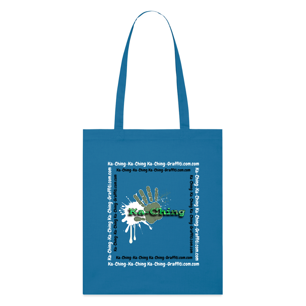 Ching Tote Bag Green Logo - royal blue