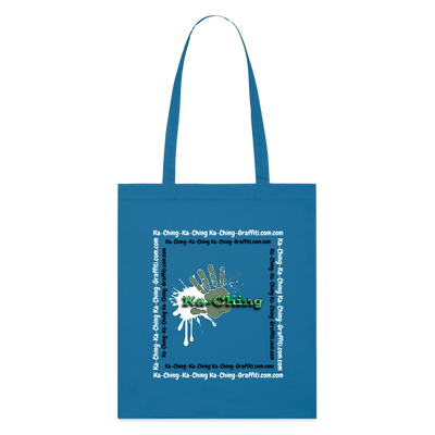 Ching Tote Bag Green Logo - royal blue