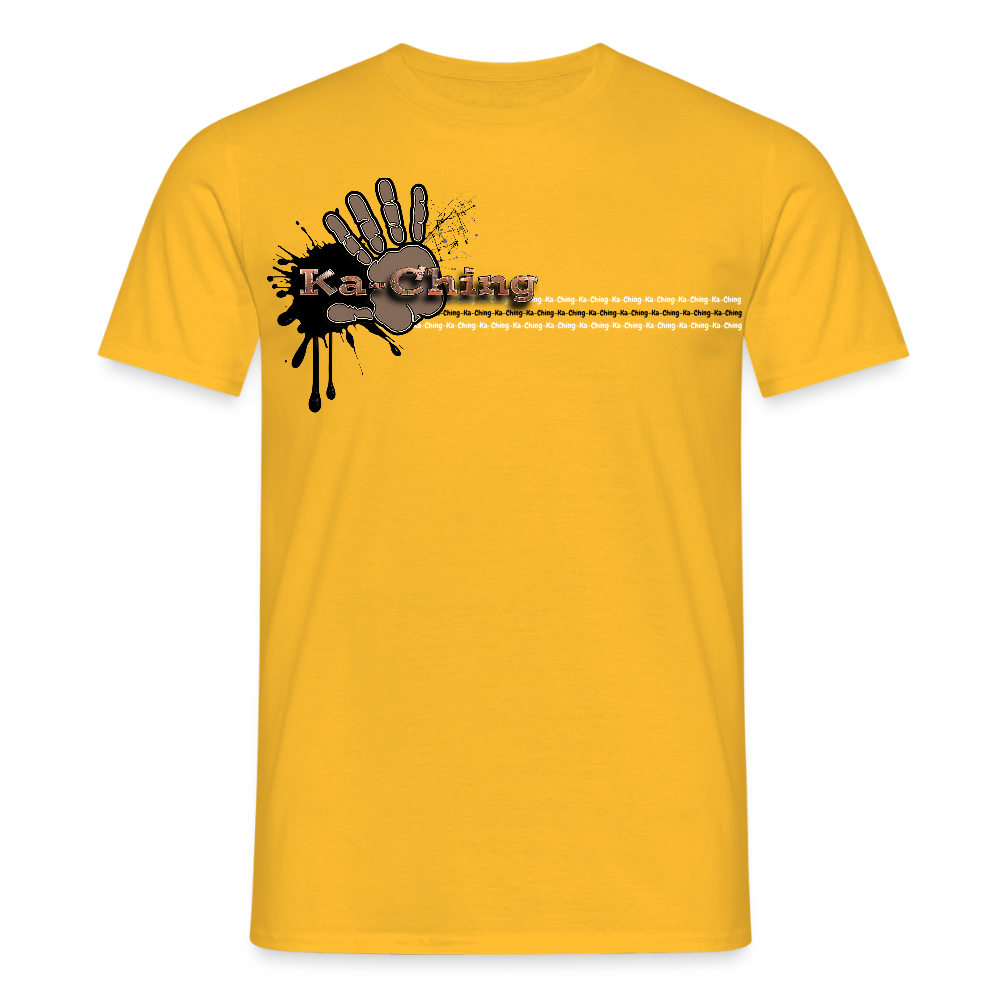 Unisex T-Shirt Ching Bronze Logo CHBZ-T-04c - yellow