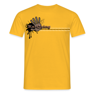 Unisex T-Shirt Ching Bronze Logo CHBZ-T-04c - yellow