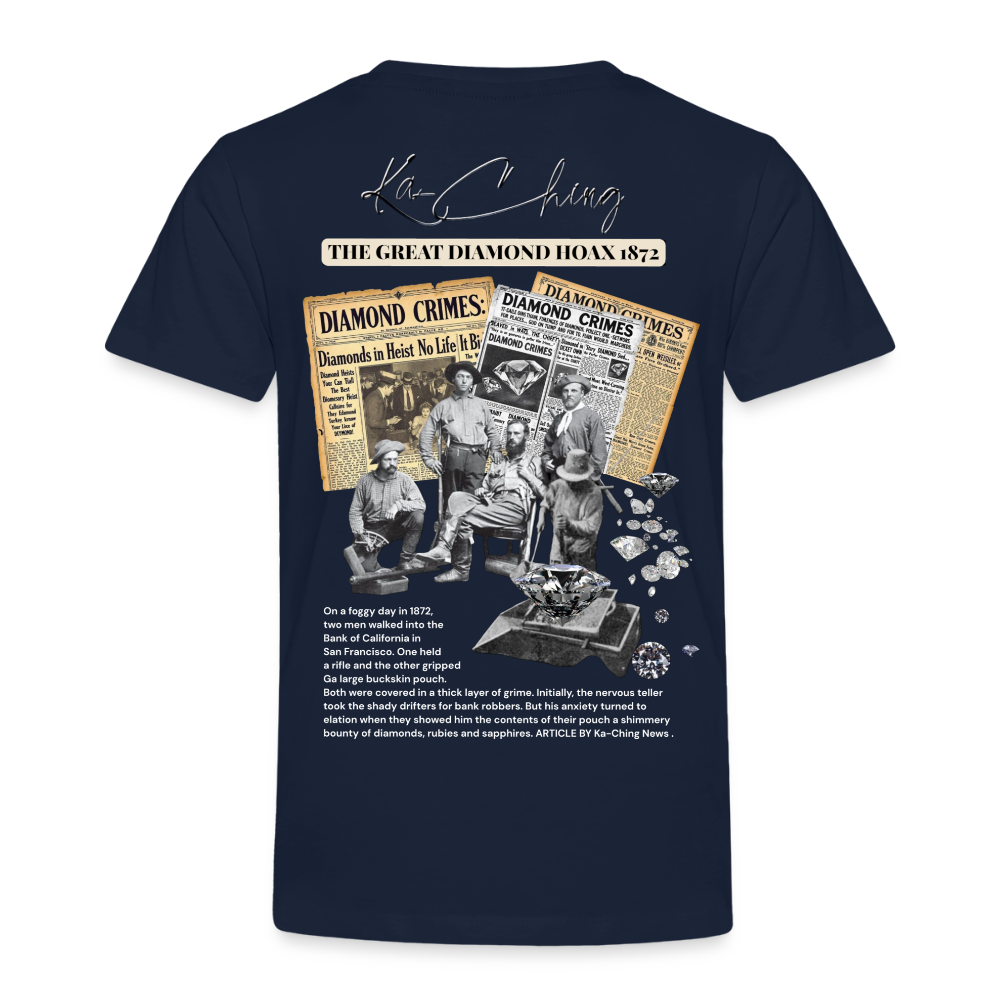 Diamond Range The Great Hoax 1872 Tee limited edition - navy