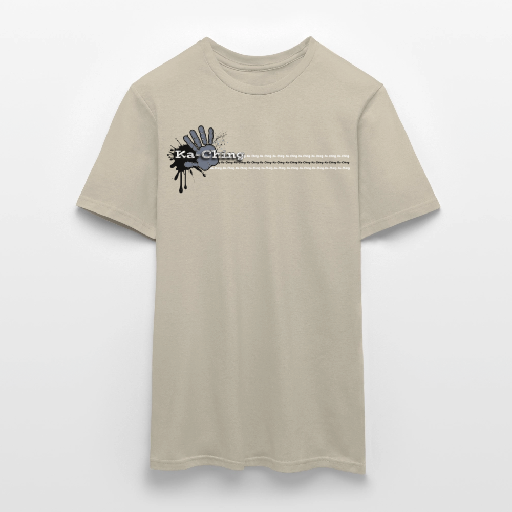 Unisex T-Shirt Ching Silver Logo CH-SLR-T-03c - sand beige