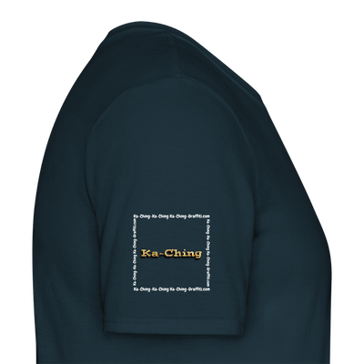Unisex T-Shirt Ching Gold Logo WH/Dark CHGD-T-02d - navy