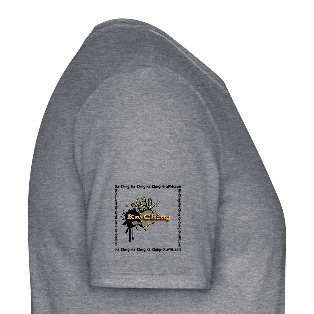 Ka-Ching T-Shirt Ching Gold Logo CHGD-T-02w - graphite heather