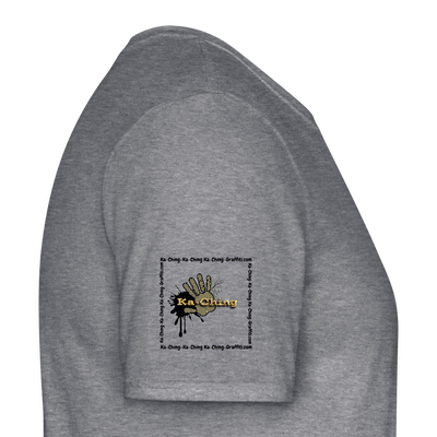 Ka-Ching T-Shirt Ching Gold Logo CHGD-T-02w - graphite heather