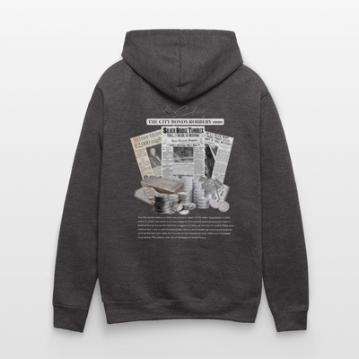 Silver Range City Bonds Robɓery 1990 Hoodie limited edition - charcoal/black