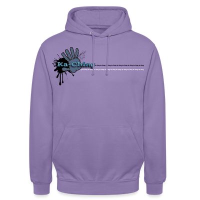 Unisex Hoodie Ching Blue logo - lavender