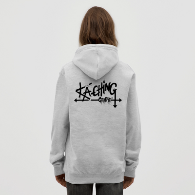 Minimal Range Unisex Hoodie limited Ka-Ching design2 - light heather grey