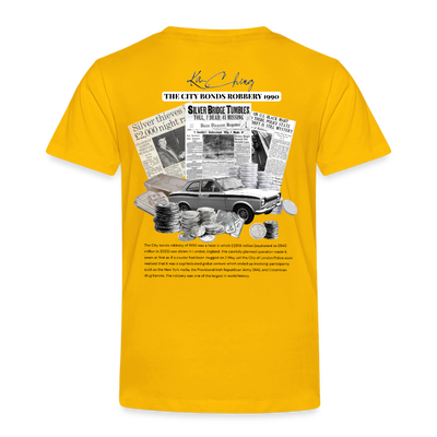 Silver Range City Bonds Robɓery 1990 Tee limited edition - sun yellow