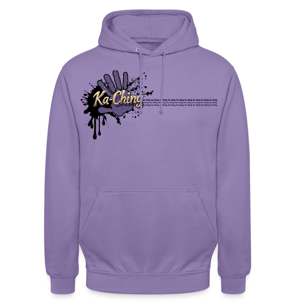 Unisex Hoodie Ching gold purple logo - lavender