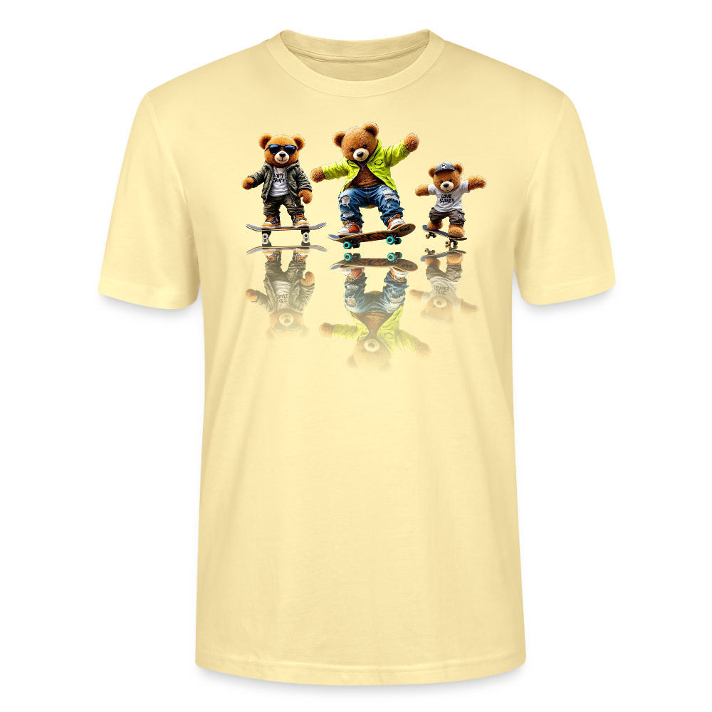 skateboarding Teds Tee - cream