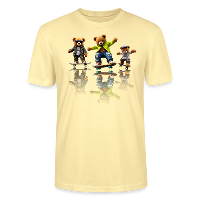 skateboarding Teds Tee - cream