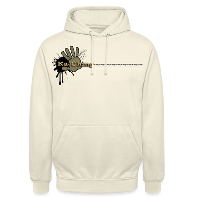Unisex Hoodie Ching Gold logo - vanilla